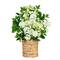 2.5ft. Artificial Mixed Flower Arrangement in Hyacinth Weave Basket